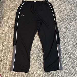 Under Armour Black and Gray Athletic Pants